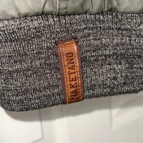 Naketano Women's Olive Hooded Jacket Sz Small - Picture 15 of 16